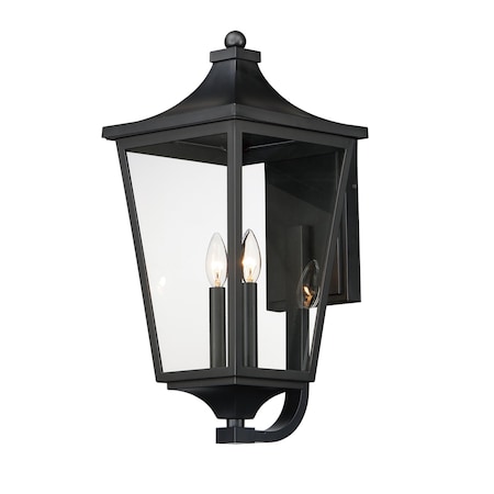 Maxim Lighting Sutton Place VX Large 2-Light Outdoor Sconce 40235CLBK